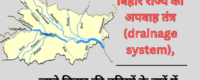 बिहार राज्य का अपवाह तंत्र (drainage system)