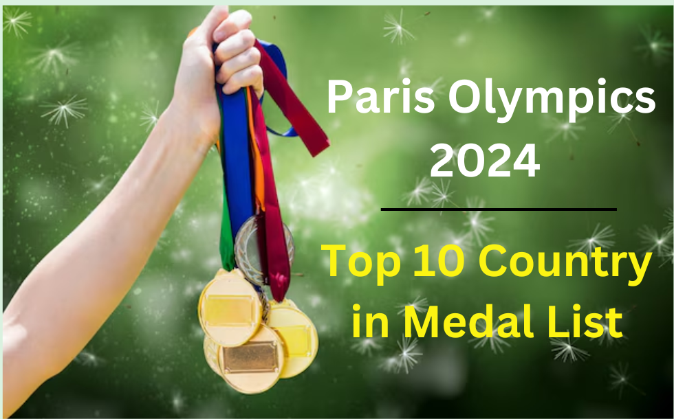 Select Paris Olympics 2024: Top 10 Country in Medal Table Paris Olympics 2024: Top 10 Country in Medal Table