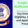 Punjab PCS Notification 2024