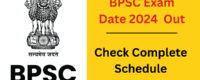 BPSC Exam Date 2024